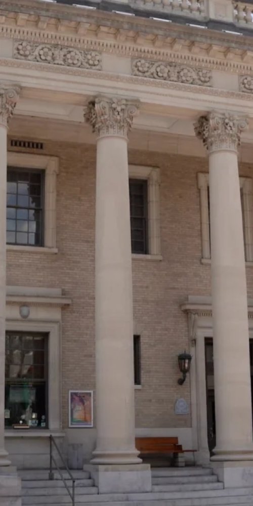 Passenger boarding a bus in Gainesville