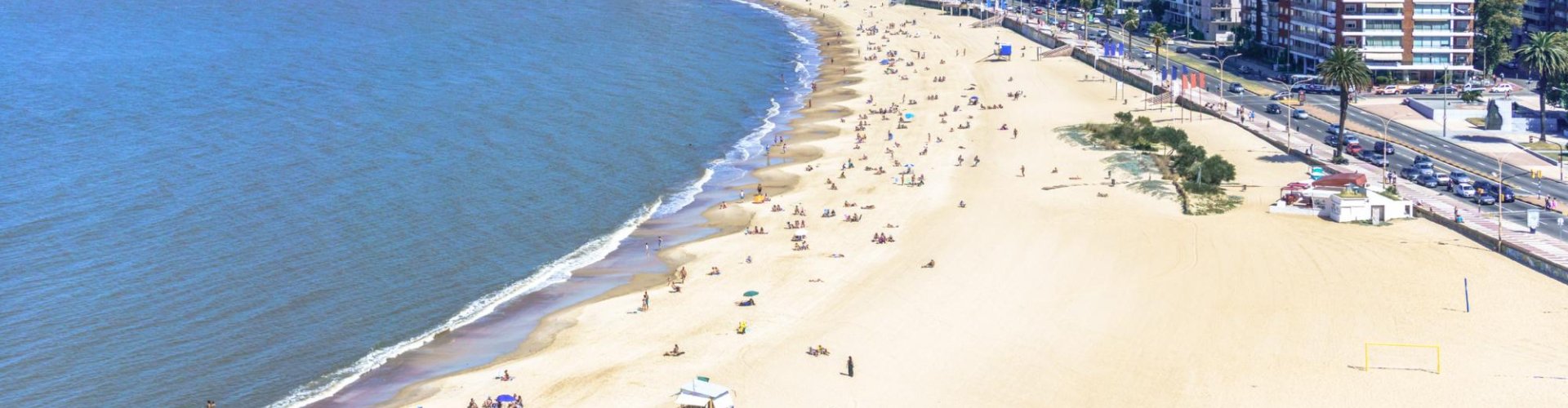 Night tram on cobblestones, Montevideo