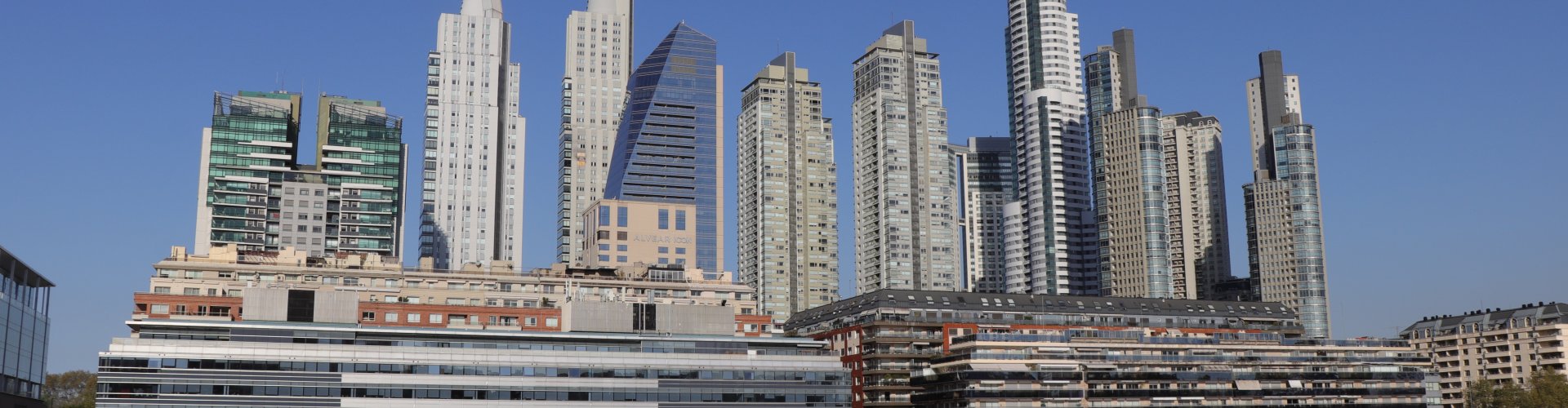 Night tram on cobblestone street in Buenos Aires
