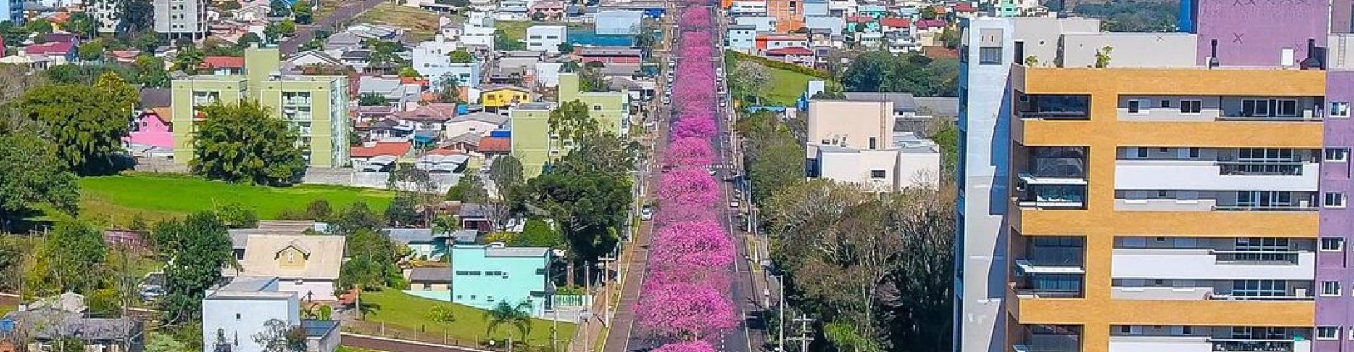 Chapecó Tram and Street Scene