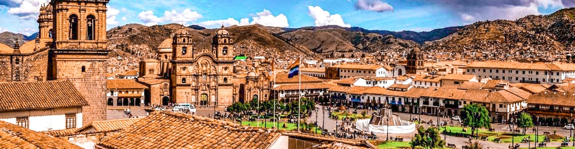 Night tram gliding over Cusco cobblestones