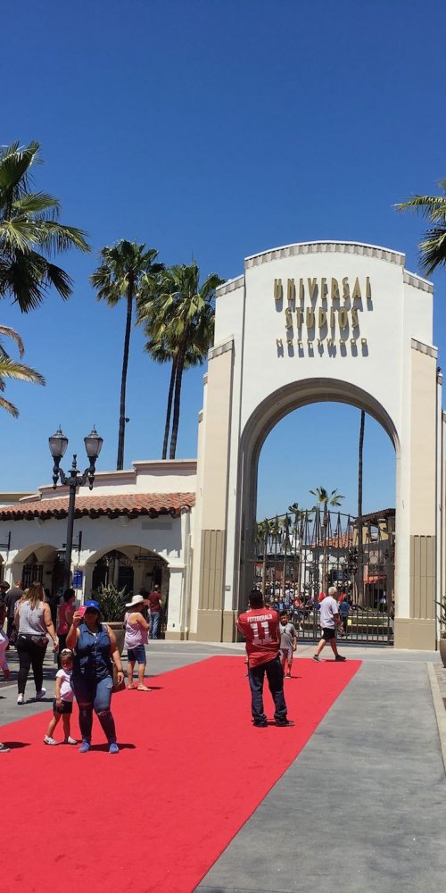Commuters waiting at a Metro LA station during morning rush
