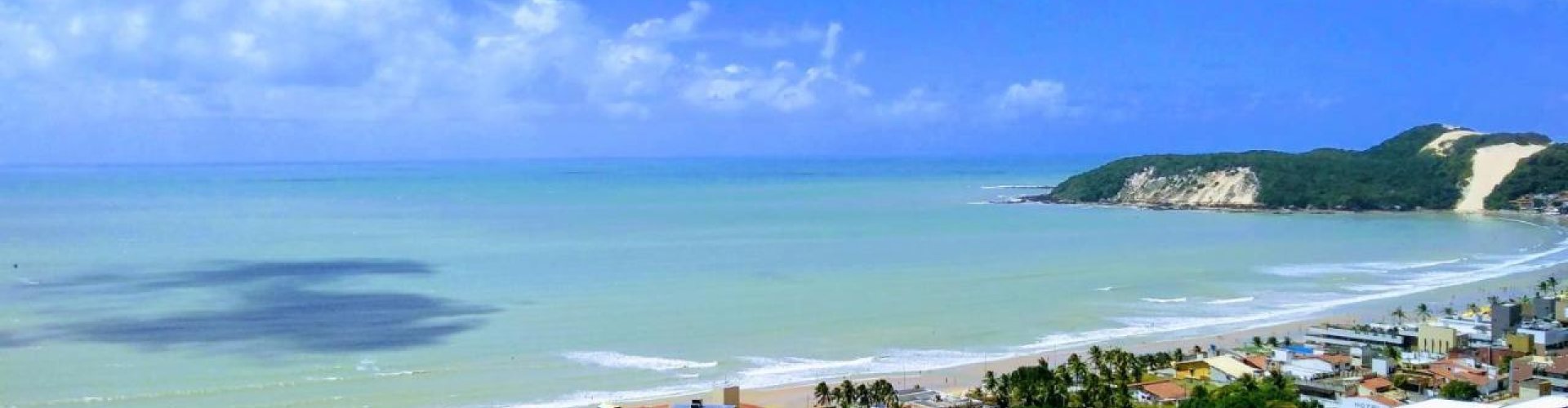 Ponta Negra tram and street scene
