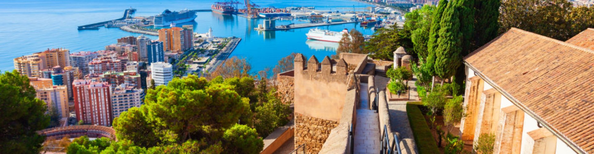 Málaga tram at Central Station