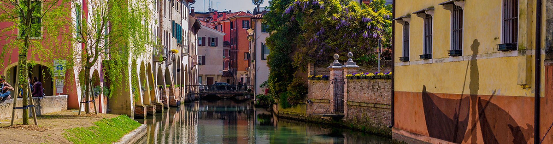 Tram in Treviso city centre