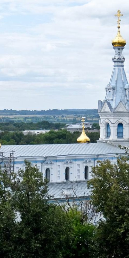 Passenger boarding tram in Daugavpils