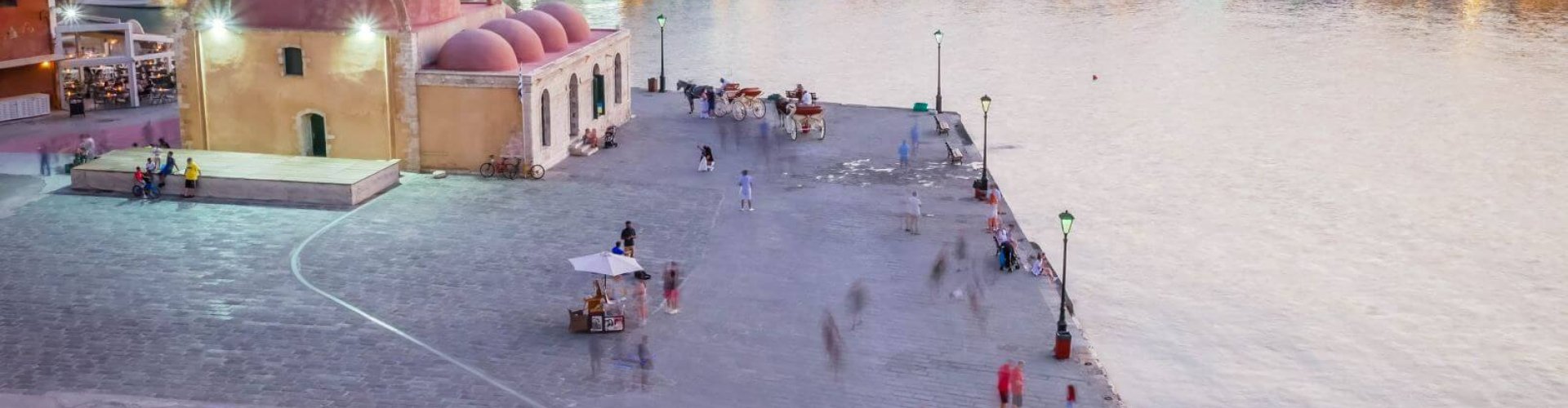 Chania public transport scene